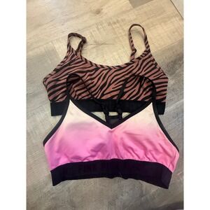 Set of 2‎ PINK Victoria's Secret Ultimate Lightly Lined Sports Bras - Size M